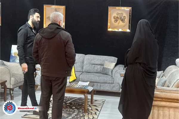 عکس| استقبال بازدیدکنندگان از نمایشگاه مبل ساری
