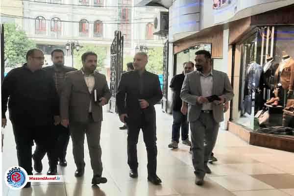 بررسی مشکلات کسبه پاساژ شهریار و مجتمع عطر زیستان بابل 