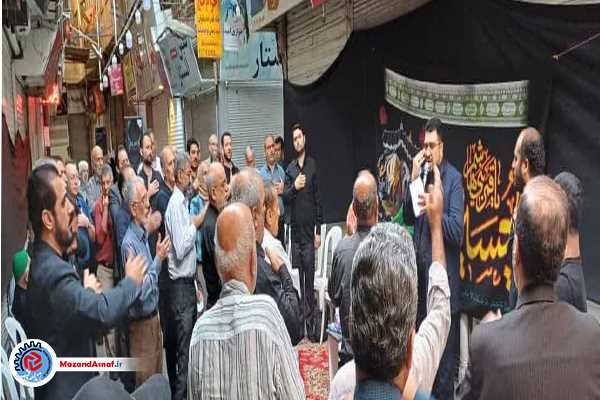 عکس| برگزاری دومین روز از مراسم عزاداری کسبه بازار ساری