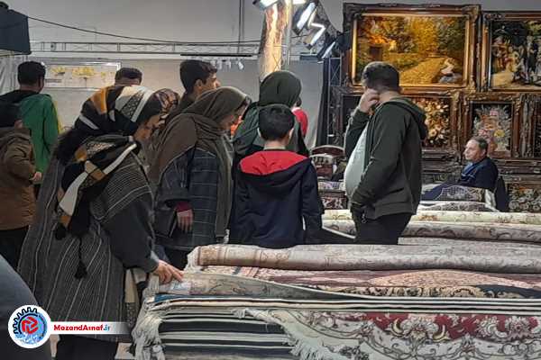 عکس| استقبال بازدیدکنندگان از نمایشگاه مبل ساری