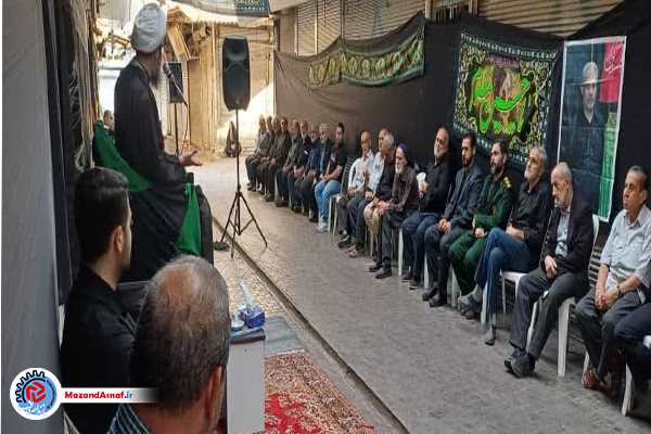 عکس| برگزاری دومین روز از مراسم عزاداری کسبه بازار ساری