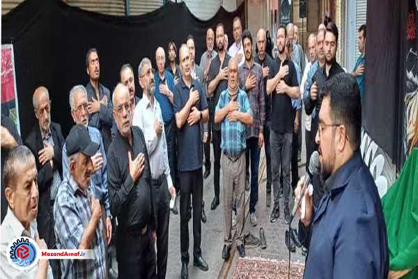 عکس| برگزاری دومین روز از مراسم عزاداری کسبه بازار ساری