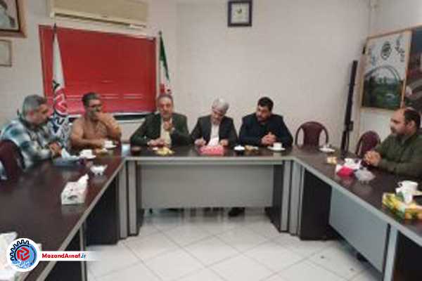 بازدید معاون بازرسی و نظارت اتاق اصناف ایران از اتاق‌های اصناف مازندان