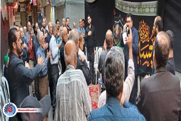عکس| برگزاری دومین روز از مراسم عزاداری کسبه بازار ساری