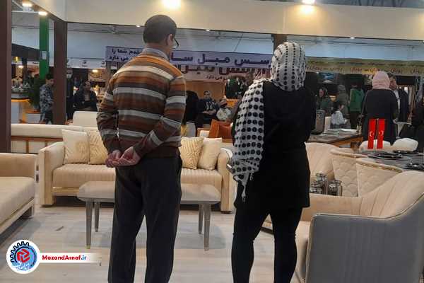 عکس| استقبال بازدیدکنندگان از نمایشگاه مبل ساری