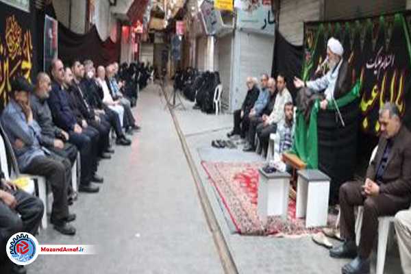 عکس| برگزاری دومین روز از مراسم عزاداری کسبه بازار ساری