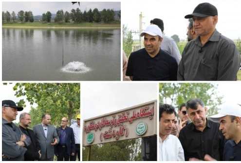  بازدید معاون وزیر نیرو از نخستین نیروگاه خورشیدی شناور ۱.۲ مگاواتی کشور 