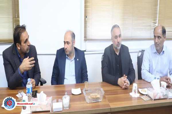 تأکید بر تعامل دولت و بخش خصوصی در نشست سازمان نصر مازندران با معاون استاندار 
